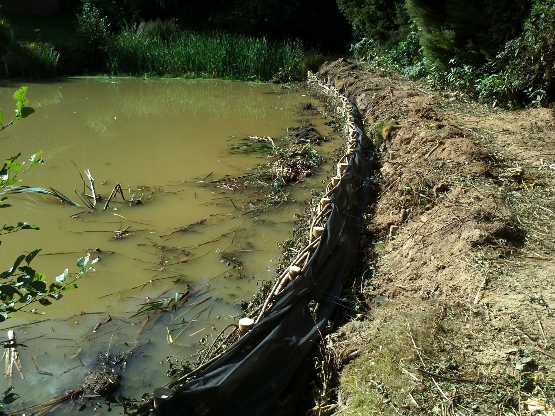 Revetment installation