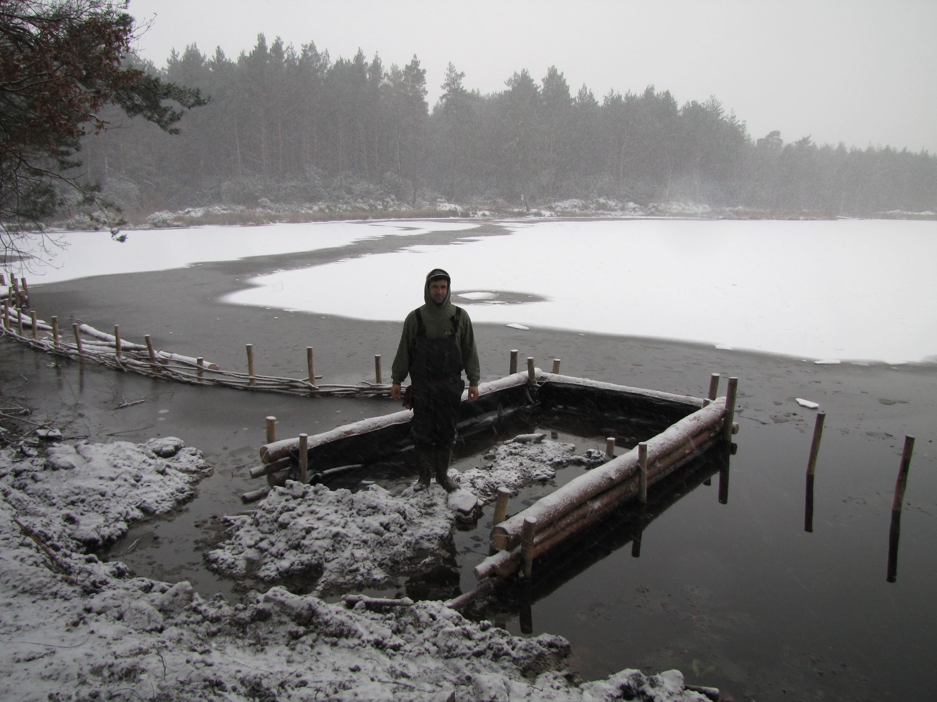 Revetment & platform