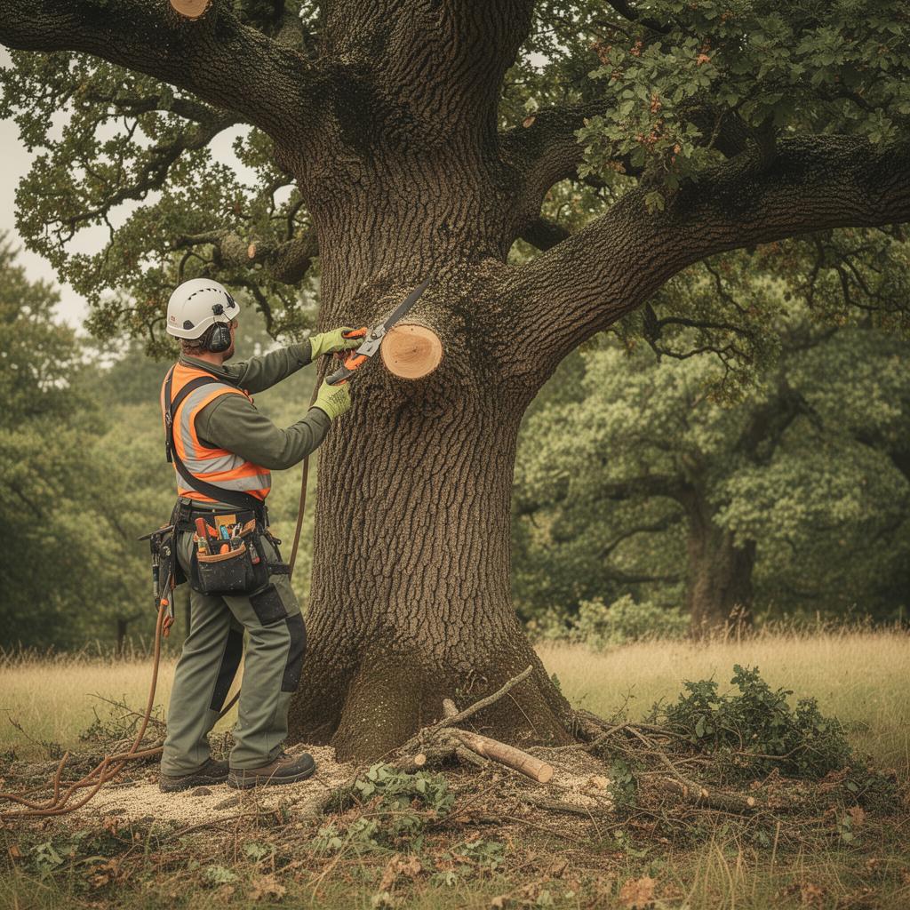 Professional arborist and tree surgery